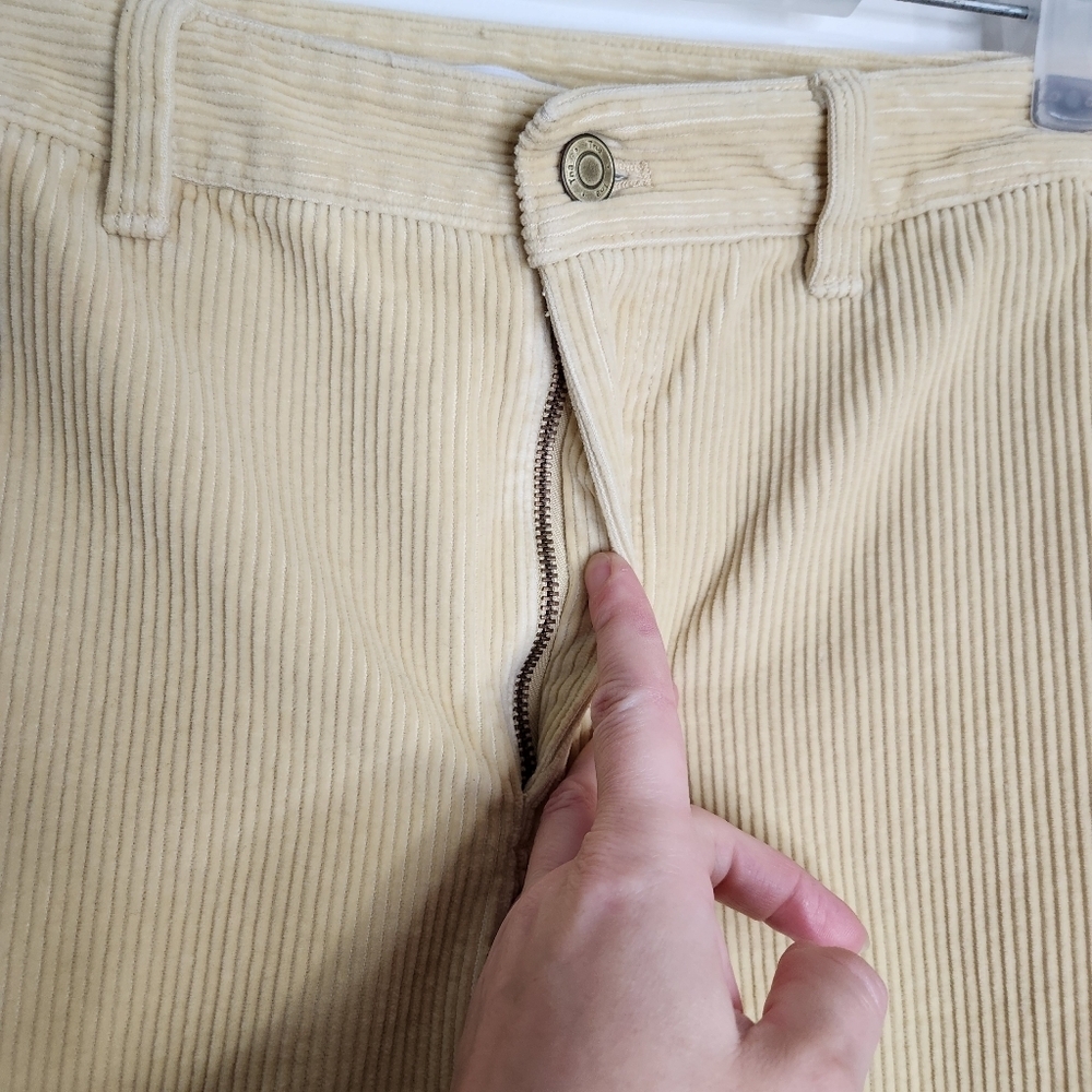 Aritzia Tna Ripcord Butter Yellow Corduroy Jogger Leg Pants Size 6 - Picture 5 of 15